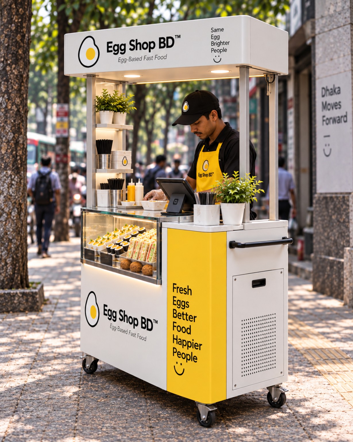 Egg Shop BD street cart